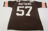 Clay Matthews Cleveland Browns signed autographed jersey Global Coa