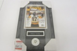 Sidney Crosby Pittsburgh Penguins signed autographed Professionally Framed Magazine Certified Coa