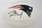 Tom Brady New England Patriots signed autographed football Certified Coa