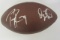 Tony Romo, Dez Bryant Dallas Cowboys signed autographed football PAAS Coa