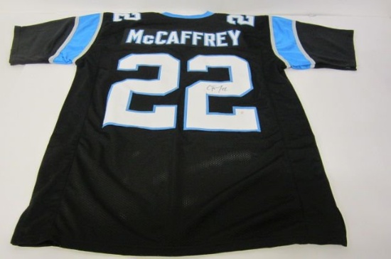 Christian McCaffrey Carolina Panthers signed autographed jersey PAAS Coa