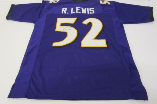 Ray Lewis Baltimore Ravens signed autographed jersey PAAS Coa