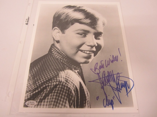 Stanley Livingston "Chip" My Three Sons signed autographed 8x10 photo PAAS COA