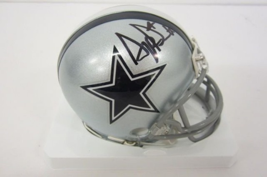 Dak Prescott Dallas Cowboys signed autographed mini helmet Global Coa