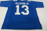 Odell Beckham Jr New York Giants signed autographed jersey PAAS Coa