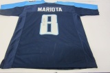 Marcus Mariota Tennessee Titans signed autographed jersey PAAS Coa