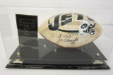 Joe Namath New York Jets signed Limited Edition Logo football w/display PSAS COA