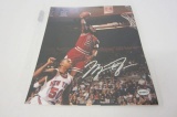 Michael Jordan Chicago Bulls signed autographed 8x10 color photo COA