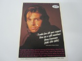 Joey Lawrence Actor signed autographed promo card PAAS COA