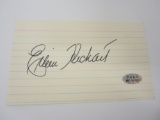 Eileen Heckart Character Actress signed autographed 3x5 index card PAAS COA