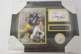 Jerome Bettis Pittsburgh Steelers signed autographed framed cut signature JSA Holo Coa