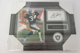 Bo Jackson Oakland Raiders signed autographed framed cut signature JSA Holo Coa