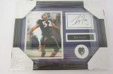 Ray Lewis Baltimore Ravens signed autographed framed cut signature JSA Holo Coa