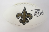 Drew Brees New Orleans Saints signed autographed football Certified Coa