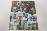 Troy Aikman, Michael Irvin, Emmitt Smith Dallas Cowboys signed autographed 8x10 photo Certified Coa