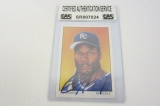 Bo Jackson Kansas City Royals signed autographed card CAS COA