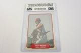 Tom Hume Cincinnati Reds signed autographed card CAS COA