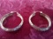 Pair of 14K Gold Womans Ear Rings / Earings - Hoop Style