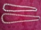 (2) Womens Pearl Necklaces - (1)  22