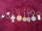 (8) Pcs Key Chain Set - Religious / Engraved / Blank