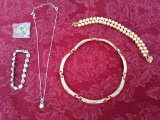 (5) Pieces of Womens Costume Necklaces & Bracelets - (3) Necklaces & (2) Bracelets