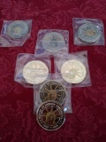 (7) Silver Statue of Libery Centennial Coin - 1886 to 1996 -100th Anniversary Coin - Gift of Freedom