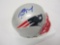 Tom Brady New England Patriots signed autographed mini helmet Certified Coa