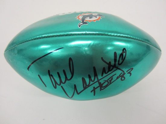 Paul Warfield Miami Dolphins signed autographed football CAS COA