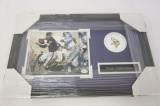 Fran Tarkenton Minnesota Vikings signed autographed framed 8x10 photo JSA Holo Coa