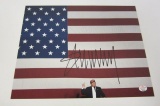 Donald Trump POTUS signed autographed 8x10 photo PAAS Coa