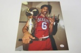 Julius Erving Philadelphia 76ers signed autographed 8x10 photo PAAS Coa