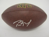 Tom Brady New England Patriots signed autographed football Certified Coa