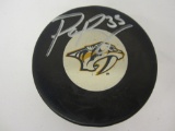 Pekka Rinne Nashville Predators signed autographed hockey puck Certified Coa