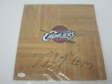 Tristian Thompson Cleveland Cavaliers signed autographed floor board JSA Coa