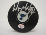 Wayne Gretzky St. Louis Rams signed autographed hockey puck PAAS Coa