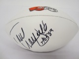 Paul Warfield Cleveland Browns signed autographed football CAS COA