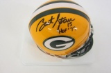 Bart Starr Green Bay Packers signed autographed mini helmet PAAS Coa