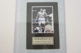 Muhammad Ali signed autographed matted 4x6 photo Certified Coa