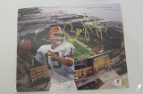 Bernie Kosar Cleveland Browns signed autographed 8x10 photo Global Coa