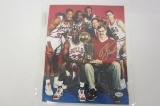 Scottie Pippen, Michael Jordan, Phil Jackson Chicago Bulls signed autographed 8x10 photo Certified C