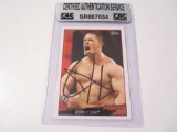 John Cena WWE signed autographed card CAS COA