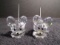 Pair of Swarovski crystal Small Mouse, variation 2.