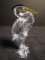 Swarovski crystal Silver Heron.