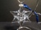 Swarovski crystal star Christmas Ornament, 2000 Limited Edition.