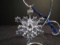 Swarovski crystal star Christmas Ornament, 2004 Limited Edition.