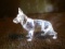 Swarovski crystal German Shepard. Hand signed by the artist Heinz Tabertshofer