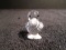 Swarovski crystal miniature standing Duck. Part of the 