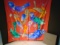 Daniel Swarovski Coral Silk Scarf with birds.