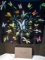 Daniel Swarovski Black Silk Scarf with bugs.