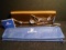 Daniel Swarovski Evening Bag 'Cry Ilulissat' Brown satin clutch with removable chain strap.